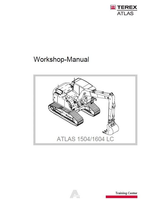 Terex Atlas 1504 Lc 1604 Lc Excavator Service Manual