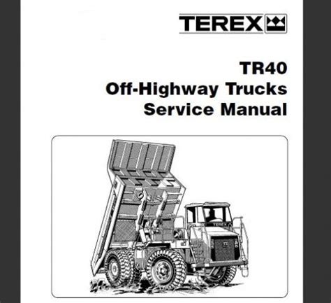 Terex Tr40 Off Highway Truck Service Manual