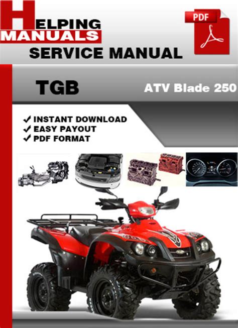 Tgb Atv Blade 250 Factory Service Repair Manual Download Pdf