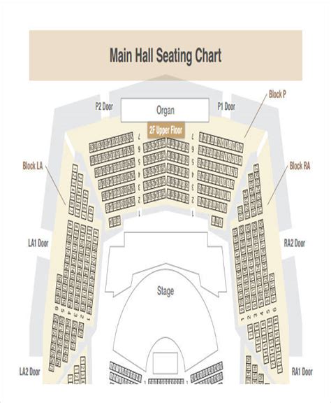 Thalian Hall Seating Chart