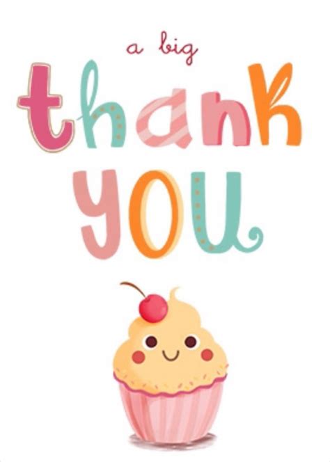Thank You Card Free Printable