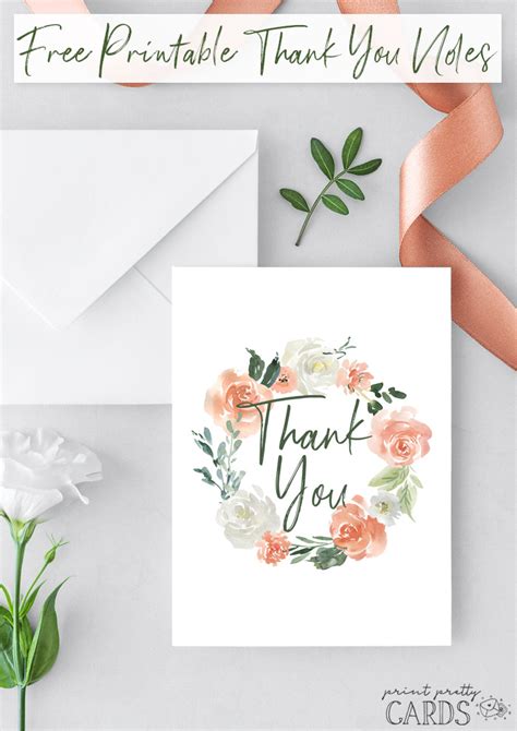 Thank You Notes Free Printable