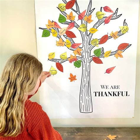 Thankful Tree Template