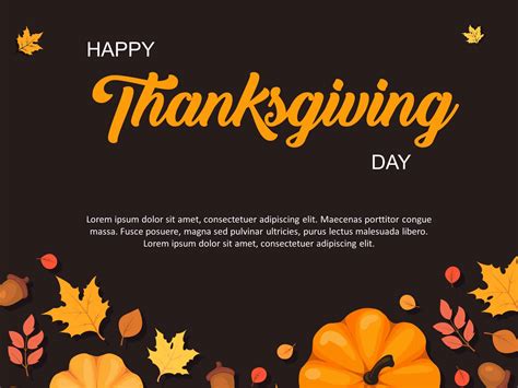 Thanksgiving Ppt Templates