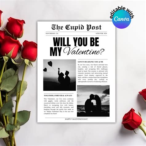 The Cupid Post Newspaper Template