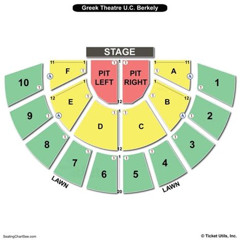 The Greek Berkeley Seating Chart