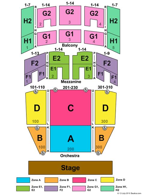 The Hall Little Rock Seating Chart