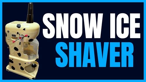 The Joy of Snow Ice: Elevate Your Summer Treats with PDOM M Snow Ice Shaver