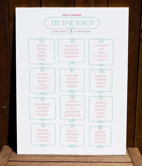 The Knot Seating Chart