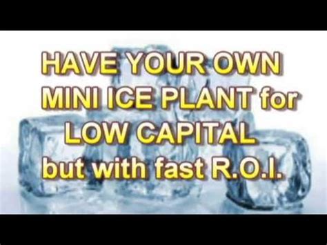 The Lucrative Ice Plant Business in the Philippines: Unlocking Profits in the Frozen Niche