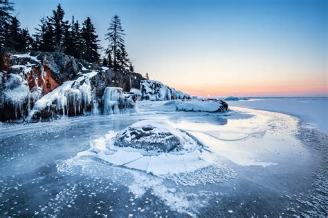 The Majesty of Ice-Covered Lake Superior: A Winter Wonderland for Adventure and Inspiration