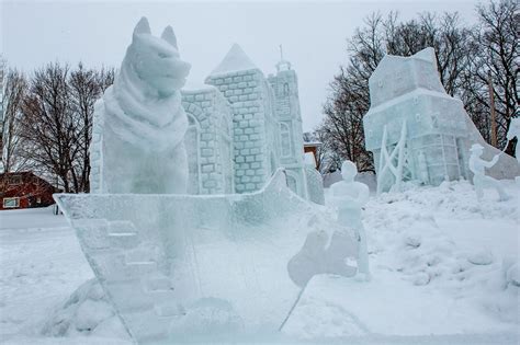 The Michigan Tech Ice Sculptures: A Symphony of Frozen Beauty