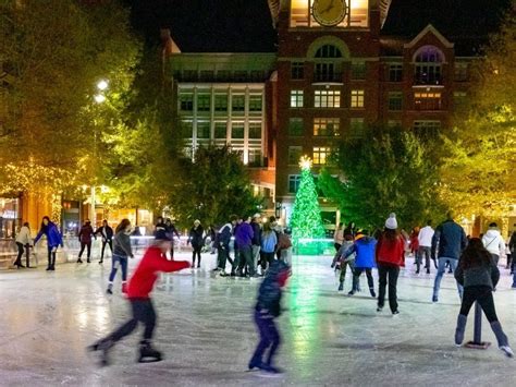 The Rockville Town Center Ice Skating Rink: Your Winter Wonderland