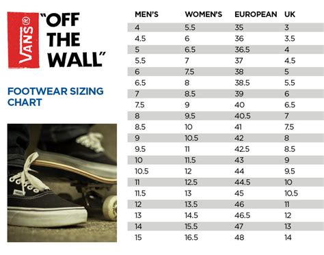 The Ultimate Guide to Vans Size Chart Shoes: Fit for Every Adventure