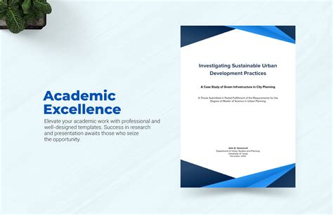 Thesis Cover Page Template