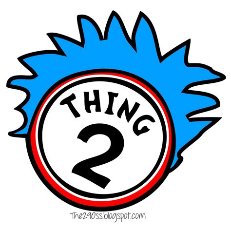 Thing 2 Printable