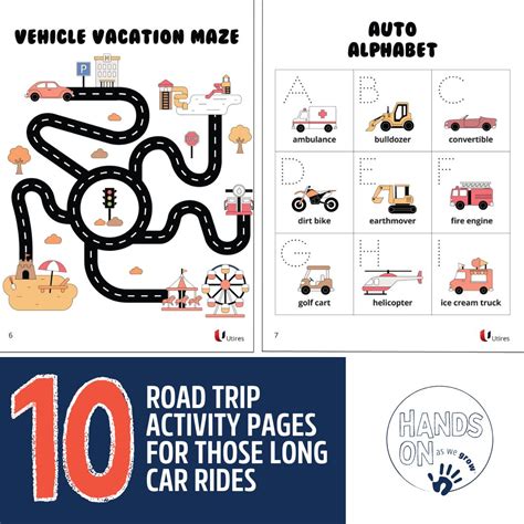 Things To Do On A Long Car Ride Printable