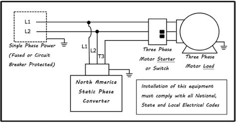 Three Phase Static Converter Wiring Diagram