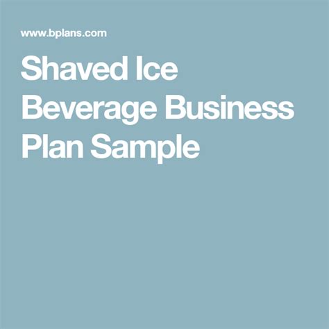 Thriving in the Cool Zone: A Comprehensive Ice Business Plan
