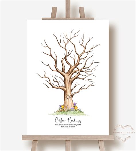 Thumbprint Tree Template