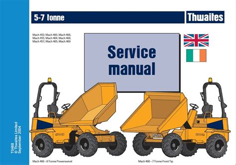 Thwaites Tonne Ton Dumper Workshop Service Manual