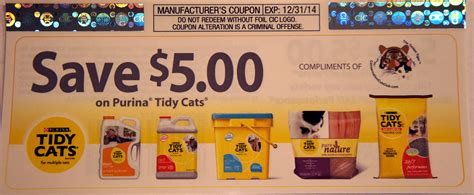 Tidy Cat Litter Coupons Printable