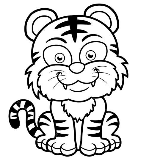 Tiger Printable Coloring Pages