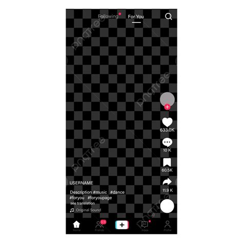 Tiktok Template Png