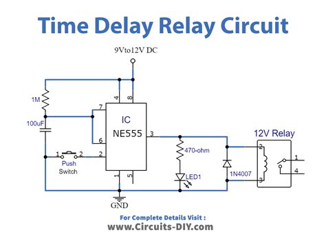 Time Delay Relay Wiring Diagram With Sensor