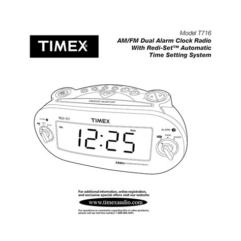 Timex Indiglo Alarm Clock Instruction Manual