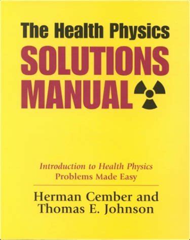 Title The Health Physics Solutions Manual