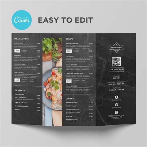 To Go Menu Template