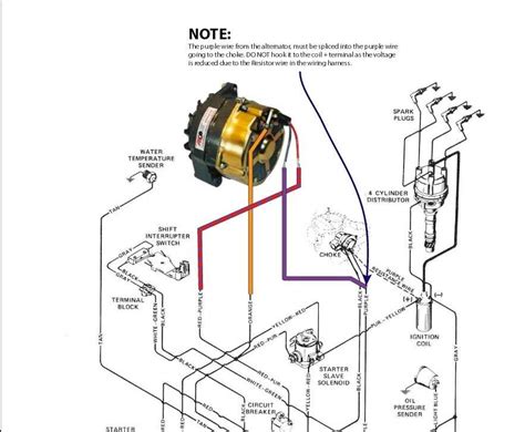 To Mercruiser Alternator Wiring Diagram