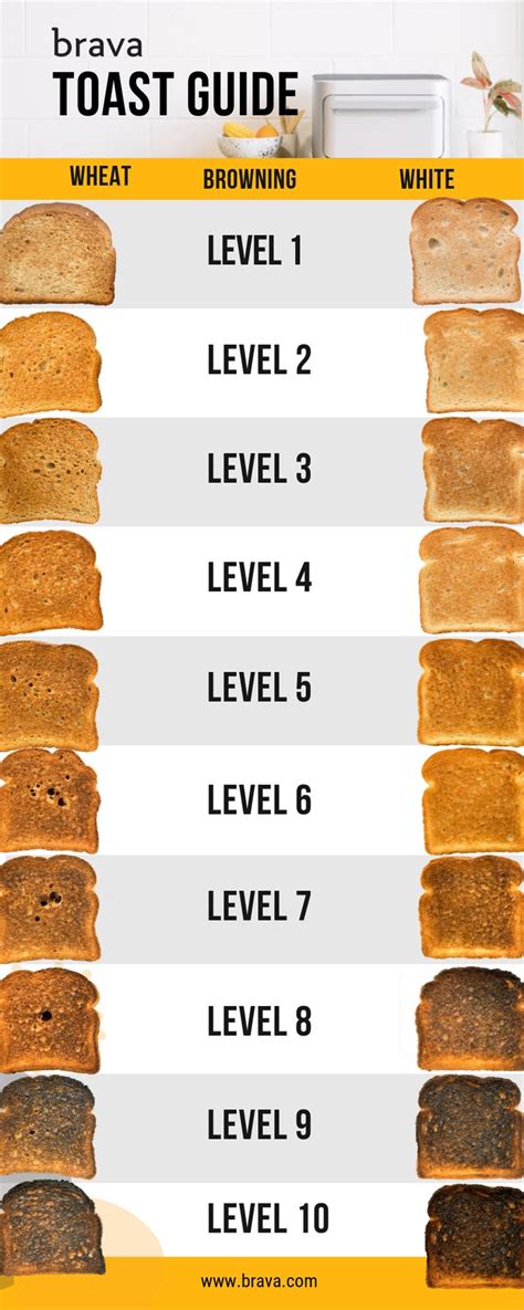 Toast Levels Chart