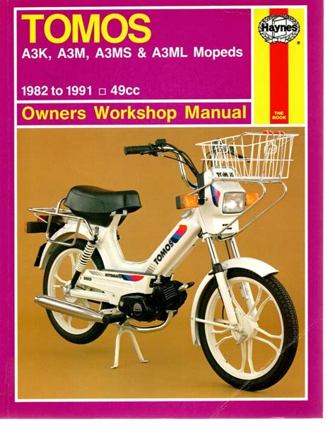 Tomos A3 Moped Full Service Repair Manual 1988 Onwards