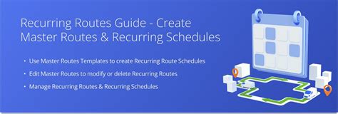 Tools For Recurring Route Templates Scheduling