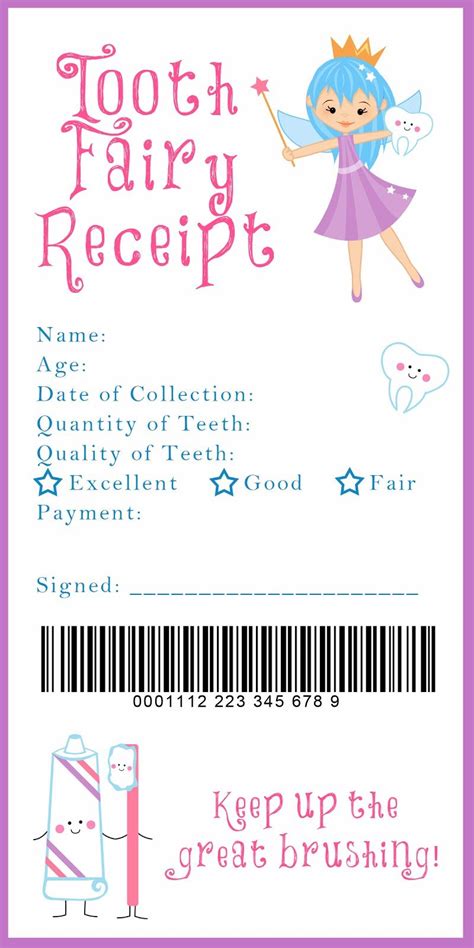 Tooth Fairy Free Printable