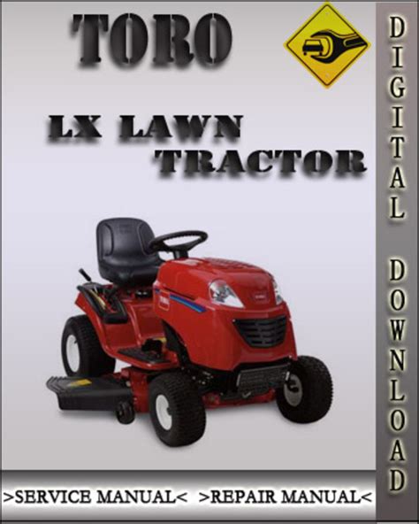 Toro Lx Lawn Tractor Factory Service Repair Manual