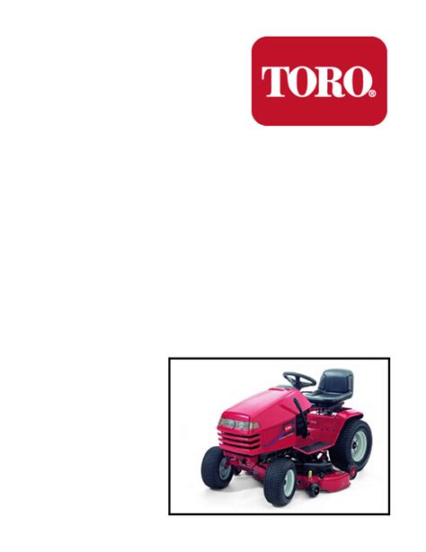 Toro Wheel Horse 260 Series Service Manual