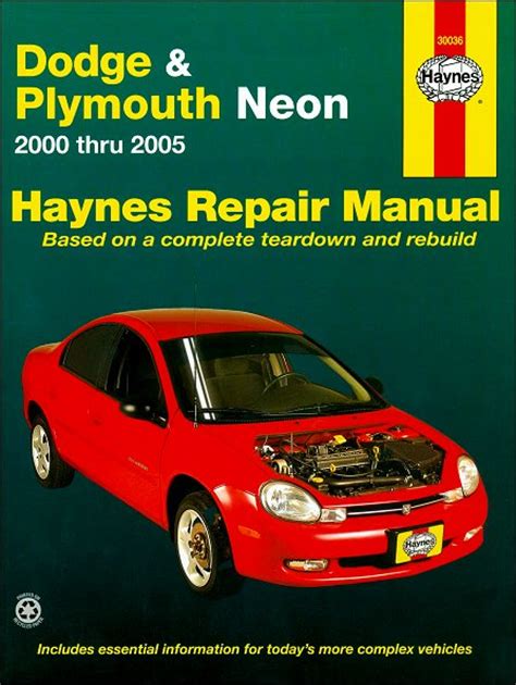 Torrent Plymouth Neon Repair Manual