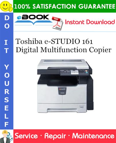 Toshiba E Studio 161 Multifunctional Digital Systems Service Repair Manual