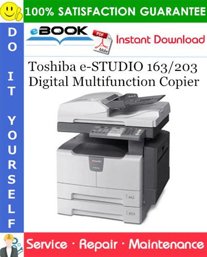 Toshiba E Studio 163 203 Multifunctional Digital Systems Service Repair Manual