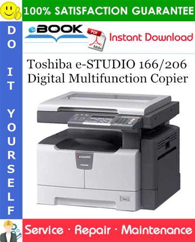 Toshiba E Studio 166 206 Multifunctional Digital Systems Service Repair Manual