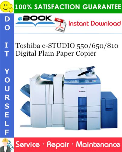 Toshiba E Studio 550 650 810 Service Manual Handbook