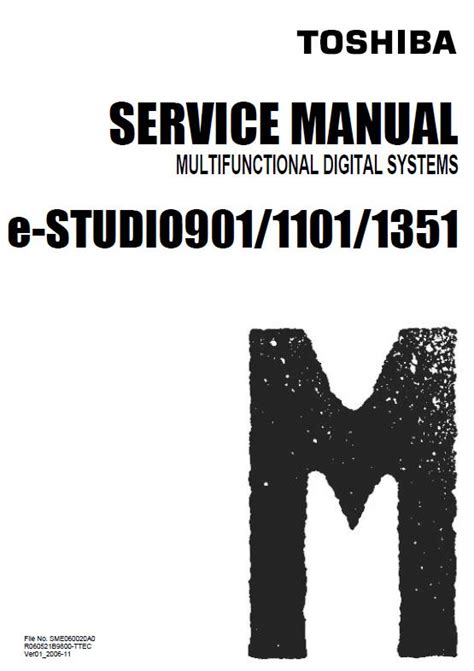 Toshiba E Studio 901 1101 1351 Service Manual Repair Guide Parts List Catalog