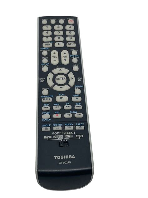 Toshiba Remote Control Manual Ct 90302