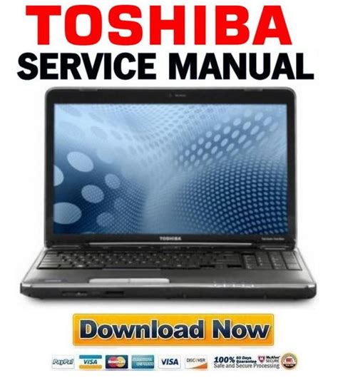 Toshiba Satellite A500 Pro A500 Service Manual Repair Guide