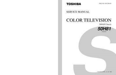 Toshiba Tv 50h81 Service Manual Download