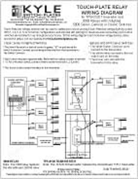 Touch Plate Wiring Diagram 6 Pl