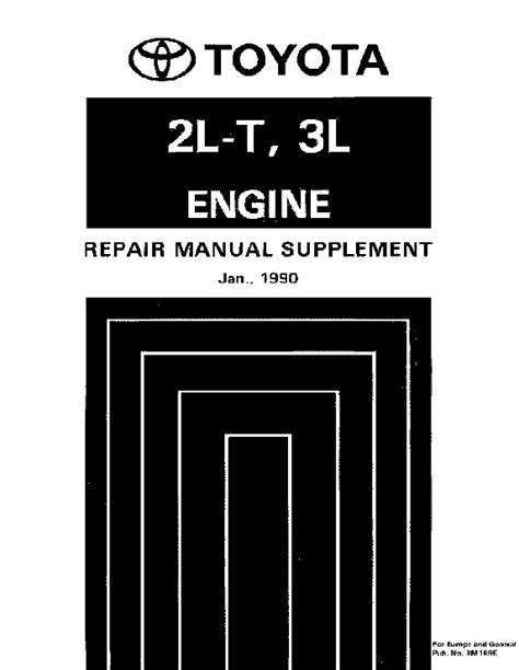 Toyota 3l Engine Manual Torque Specifications